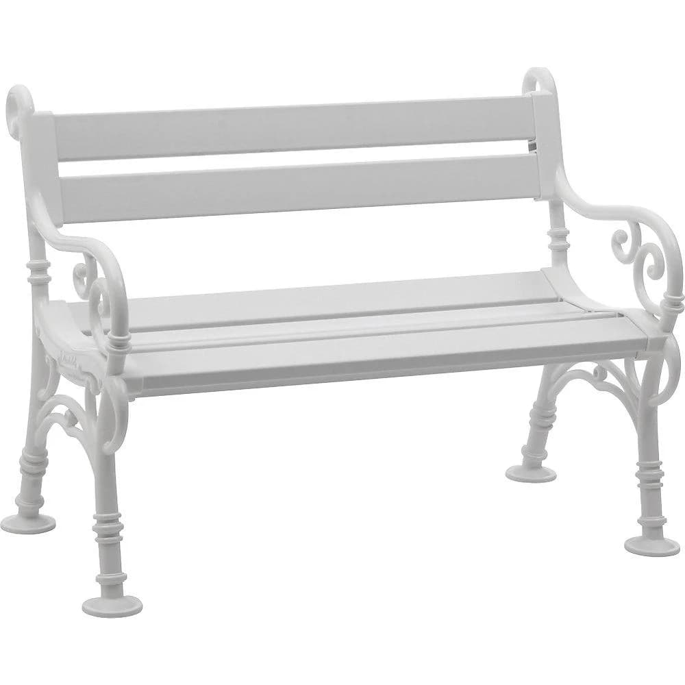 Blome Gartenbank Linderhof 2-Sitzer Kunststoff Weiß