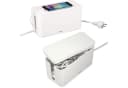 Hama Kabelbox Mini Weiß Kunststoff Kabelmanager Ladebox Bild 1