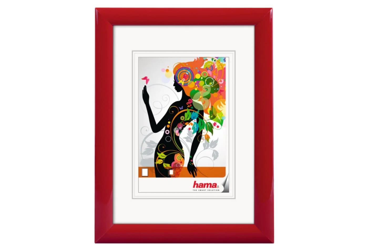 Hama Bilderrahmen Malaga Rot mit Passepartout 13x18 cm - Bild 2