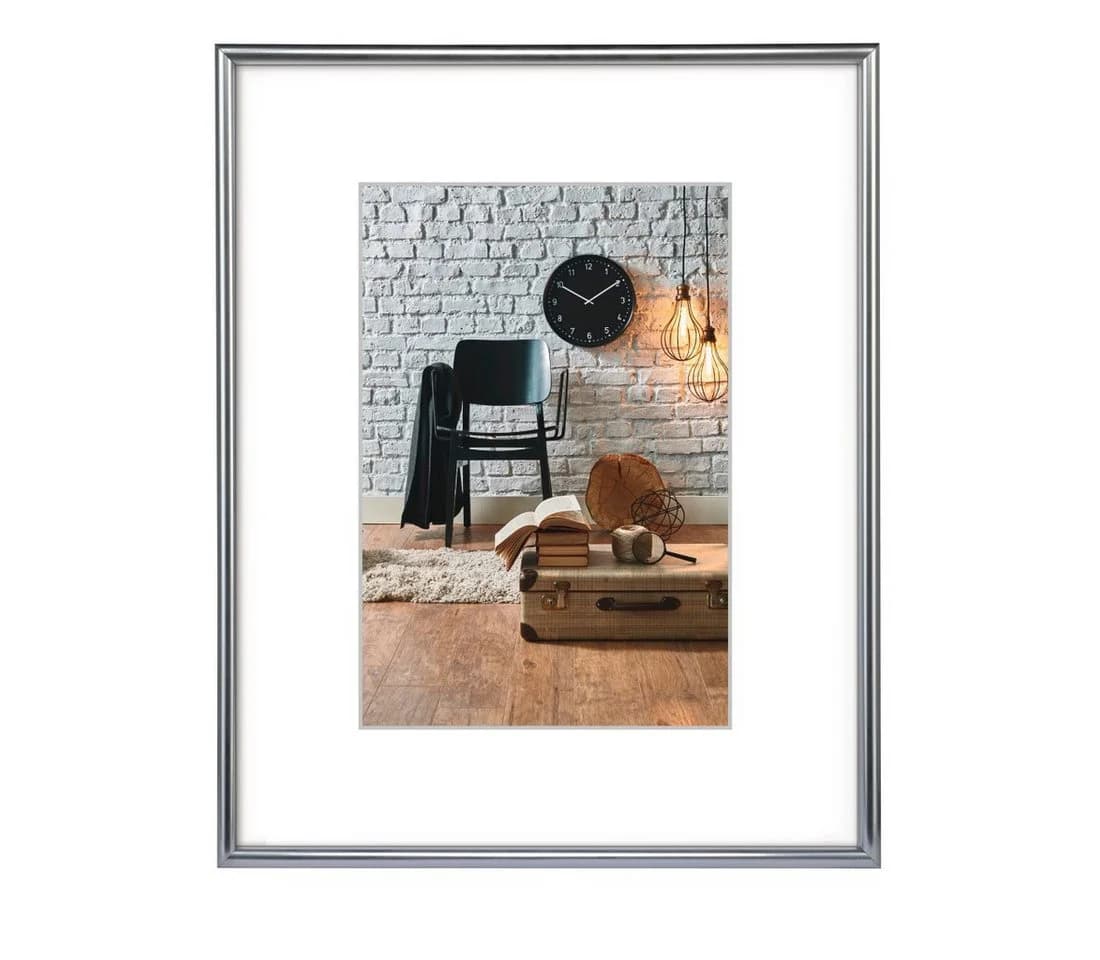 Hama Bilderrahmen Sevilla Dekor Silber Matt 30x40 cm