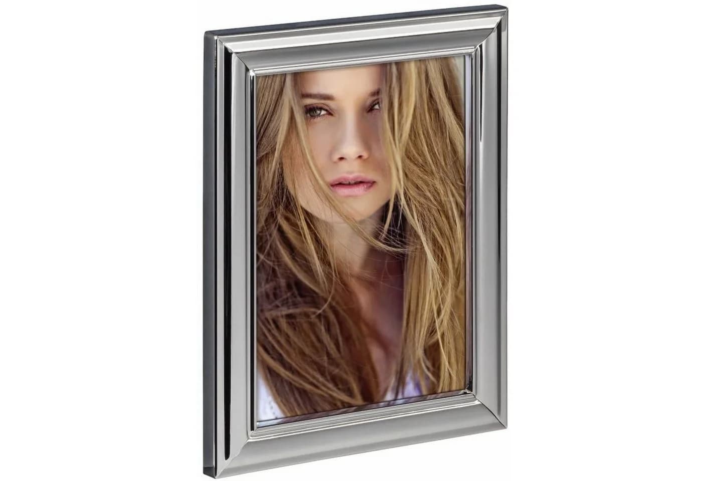 Hama Bilderrahmen Metall Silber 10x15cm Porträt