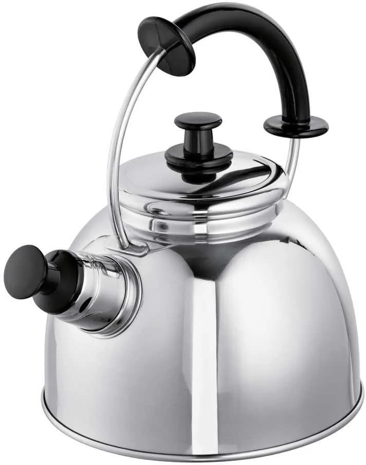 Schulte-Ufer Flöten-Wasserkessel Mortimer Silber Induktion 1,5 Liter