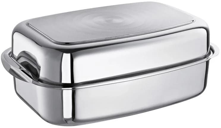 Schulte-Ufer Allzweck-Bräter Edelstahl Induktion Silber 6 Liter