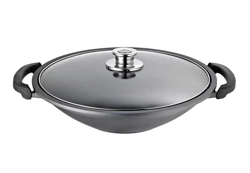 Wok SCHULTE-UFER "Globus i" Grau 36cm Induktion