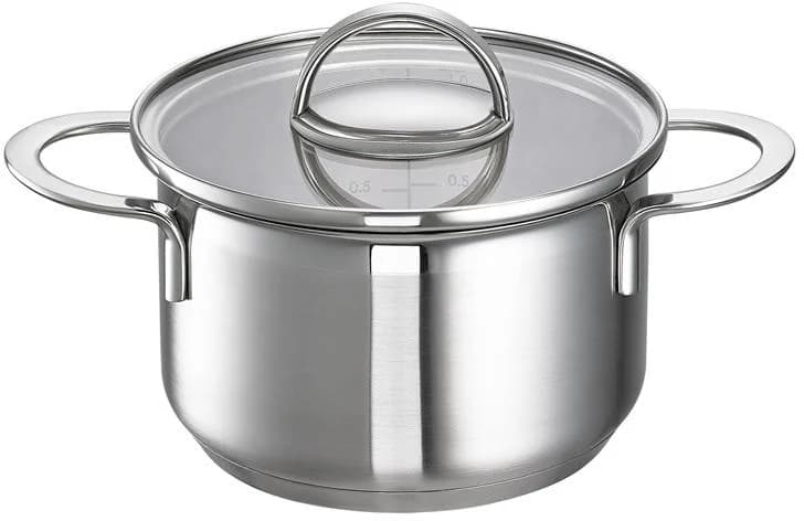 Schulte-Ufer Fleischtopf "Little Lilly" Silber Induktion 14 cm