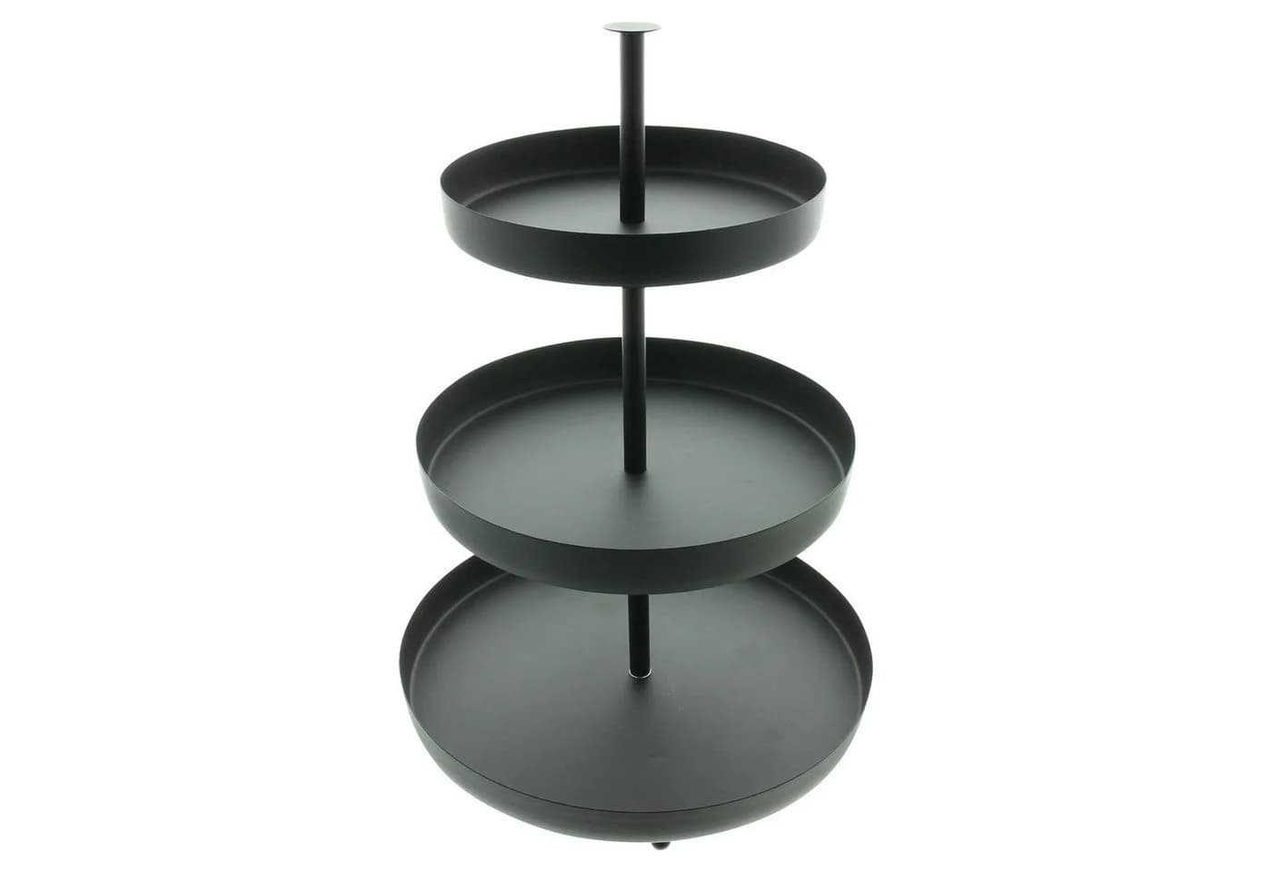 Frank Flechtwaren Etagere Metall Schwarz