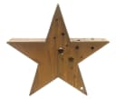Dekoleidenschaft LED-Dekofigur Stern Metall Braun Timer Bild 3