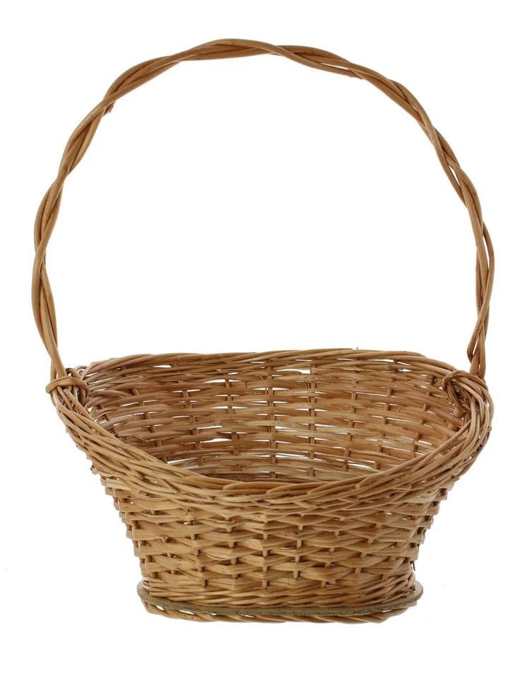 Frank Flechtwaren Allzweckkorb Natur 47cm Spaltweide - Bild 2