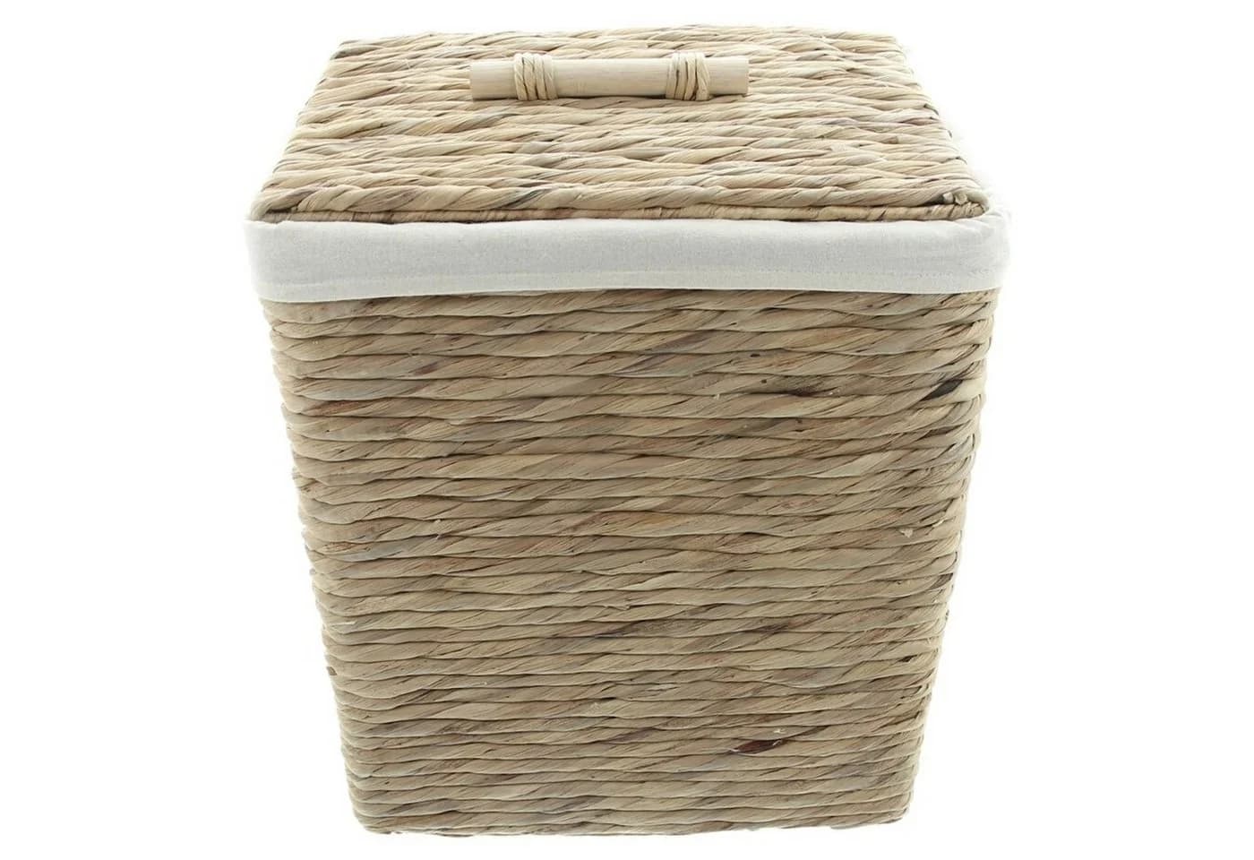 Frank Flechtwaren Wäschekorb Wasserhyazinthe 581012 Beige