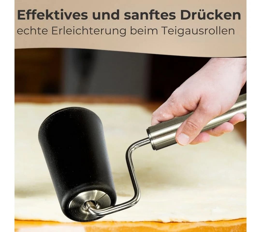 Küchenprofi Teigroller BAKE Edelstahl Konische Walze - Bild 4