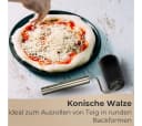 Küchenprofi Teigroller BAKE Edelstahl Konische Walze Bild 5