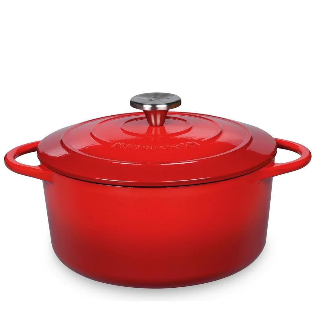 Küchenprofi Bratentopf Provence Rot Metall 4,2 L