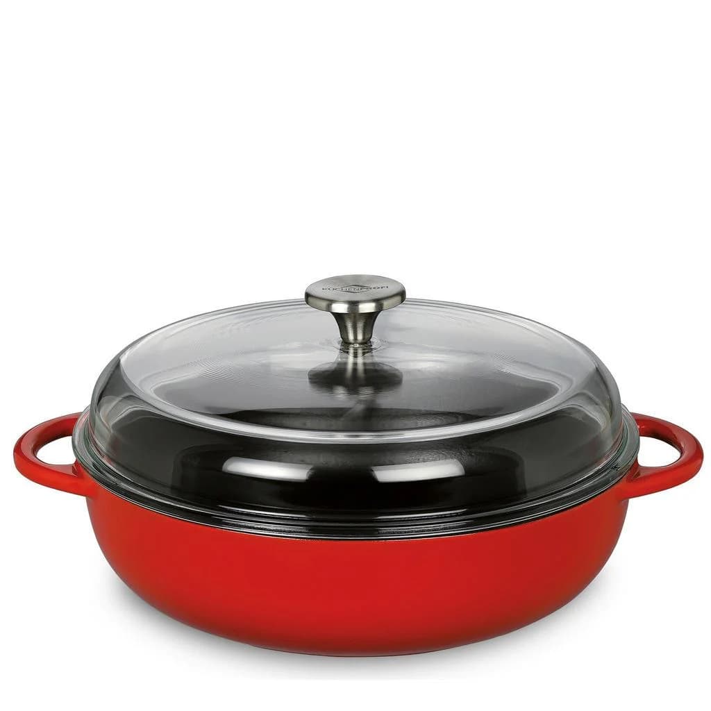 Küchenprofi Bratpfanne Provence Rot Metall 3,9 L Antihaftbeschichtet