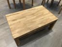 ELFO Couchtisch Eiche Massiv 115 cm mit Schubkasten Bild 5