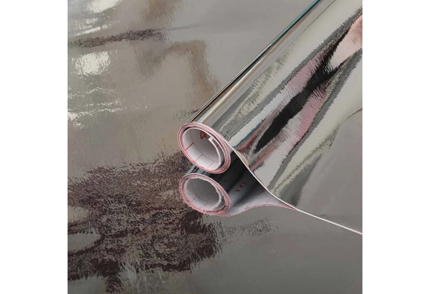 d-c-fix Wandfolie Metallic glanz silber 45 cm x 1,5 m - Bild 2