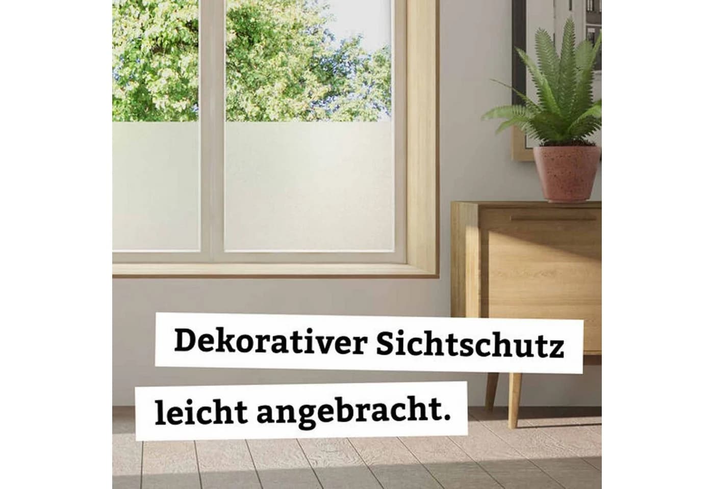 d-c-fix Fensterfolie Milky Sichtschutzfolie selbstklebend Milchglasoptik
