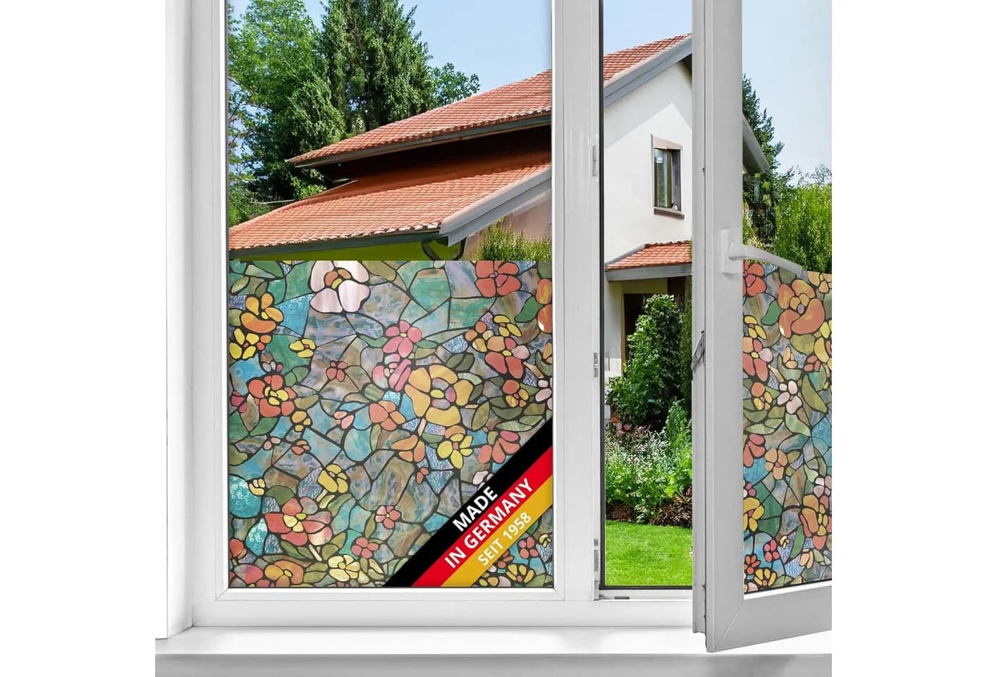d-c-fix Fensterfolie Sichtschutzfolie selbstklebend 200x45cm - Bild 2