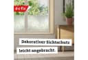 Dekorative Fensterfolie Blumenmuster 150x90 cm Bild 1