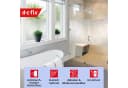 Dekorative Fensterfolie Blumenmuster 150x90 cm Bild 3
