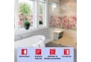 d-c-fix Fensterfolie Blumen Sichtschutzfolie selbsthaftend Deko Folie für Fenster innen Bild 3