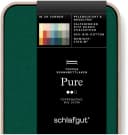 Schlafgut Spannbettlaken Pure Topper Bio-Baumwolle Grün Deep Bild 5