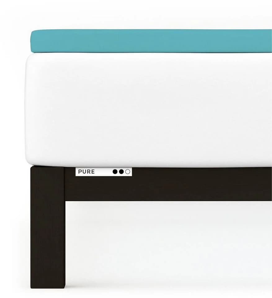 SCHLAFGUT PURE TOPPER Spannbettlaken Bio-Baumwolle Blau - Bild 4