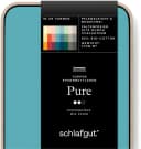 SCHLAFGUT PURE TOPPER Spannbettlaken Bio-Baumwolle Blau Bild 5