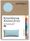 Schlafgut Premium Kissenbezug Jersey Blau Light 40x80 cm Bild 4