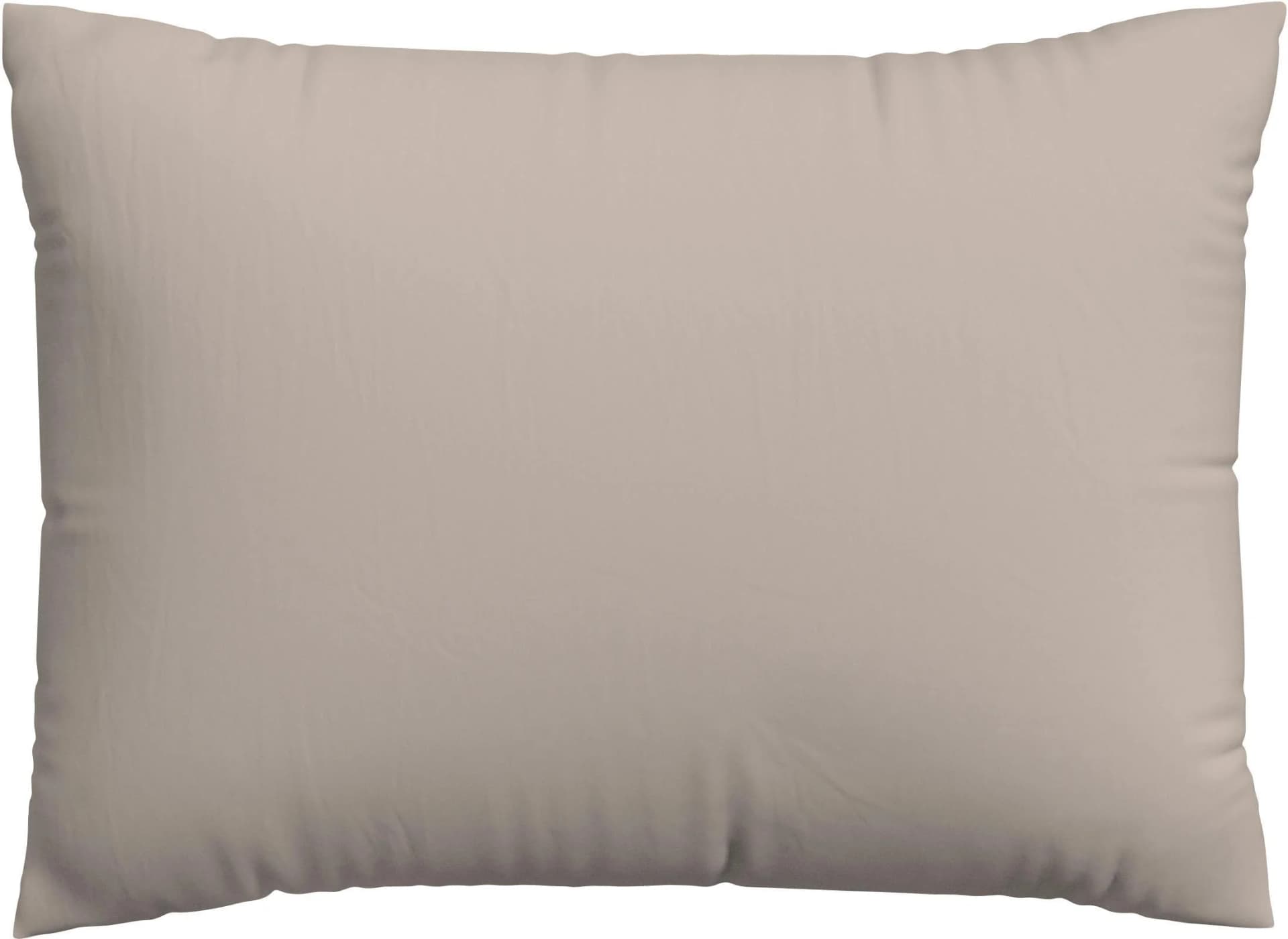 Schlafgut Premium Kissenbezug Jersey Beige 60x80 cm Bio-Baumwolle