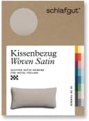 Schlafgut Premium Kissenbezug Woven Satin Beige 40x80cm Bild 4