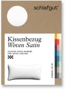 Schlafgut Premium Kissenbezug Woven Satin Weiß 40x80cm Bild 4