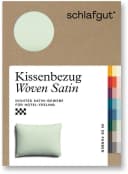 Schlafgut Premium Kissenbezug Woven Satin Grün 60x80cm Bild 4