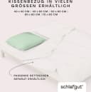 Schlafgut Premium Kissenbezug Woven Satin Grün 60x80cm Bild 5