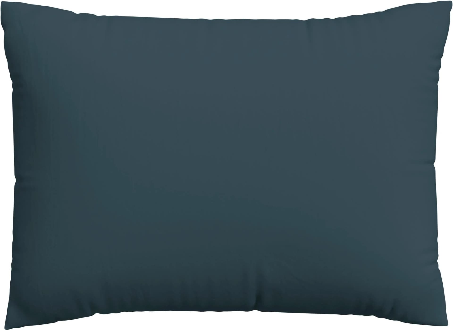 Schlafgut Premium Kissenbezug Woven Satin Grau 60x80 cm