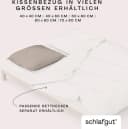 Schlafgut Premium Kissenbezug Woven Satin Beige 40x40 cm Bild 5