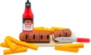 Tanner Spiellebensmittel Bratwurst zum Schneiden mit Pommes und Ketchup Bild 2