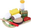Tanner Spiellebensmittel Brotzeit Set 9-tlg. Holz Bunt Bild 3
