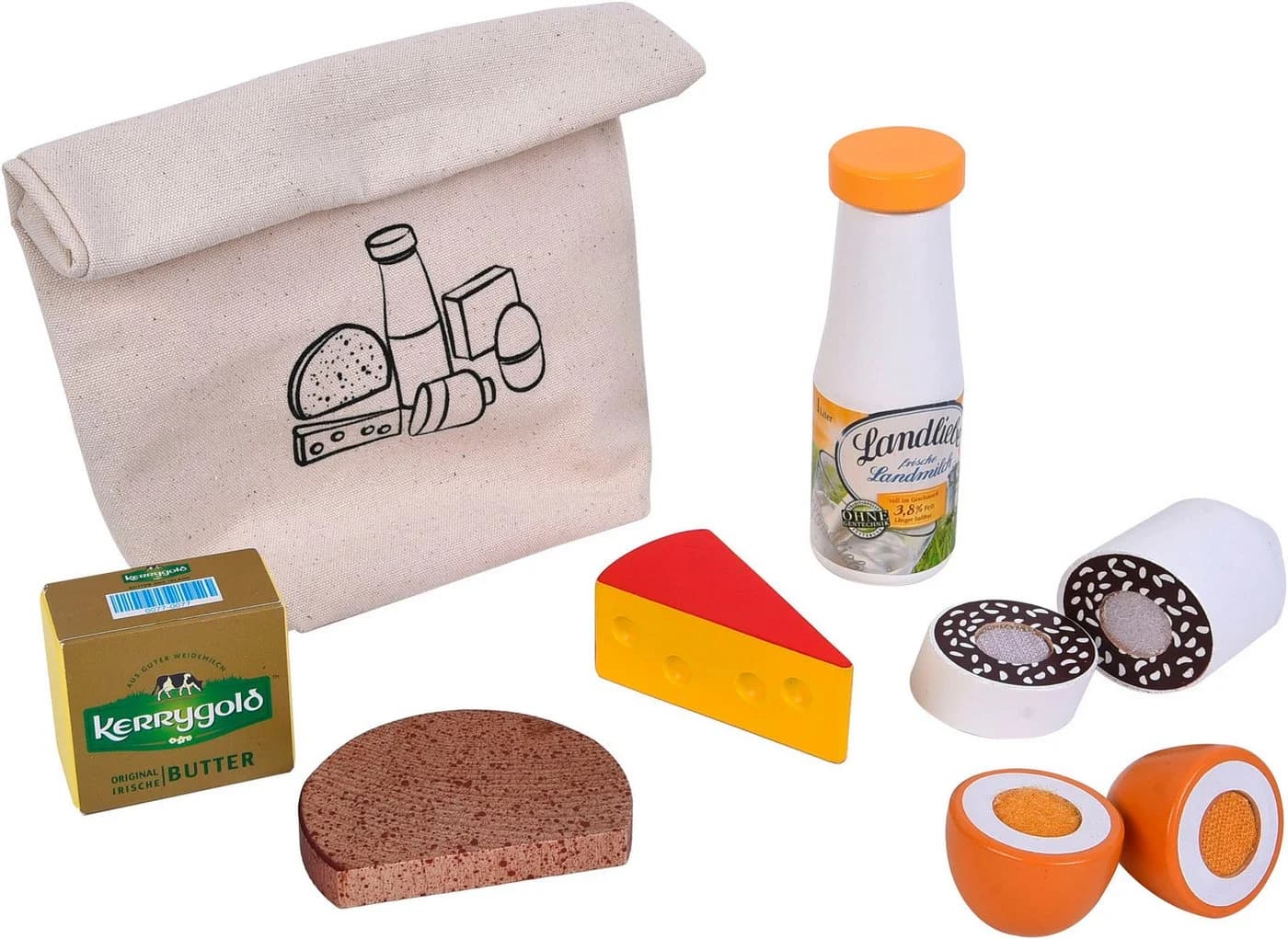 Tanner Spiellebensmittel Picknick Set 6-tlg. Bunt Holz - Bild 2