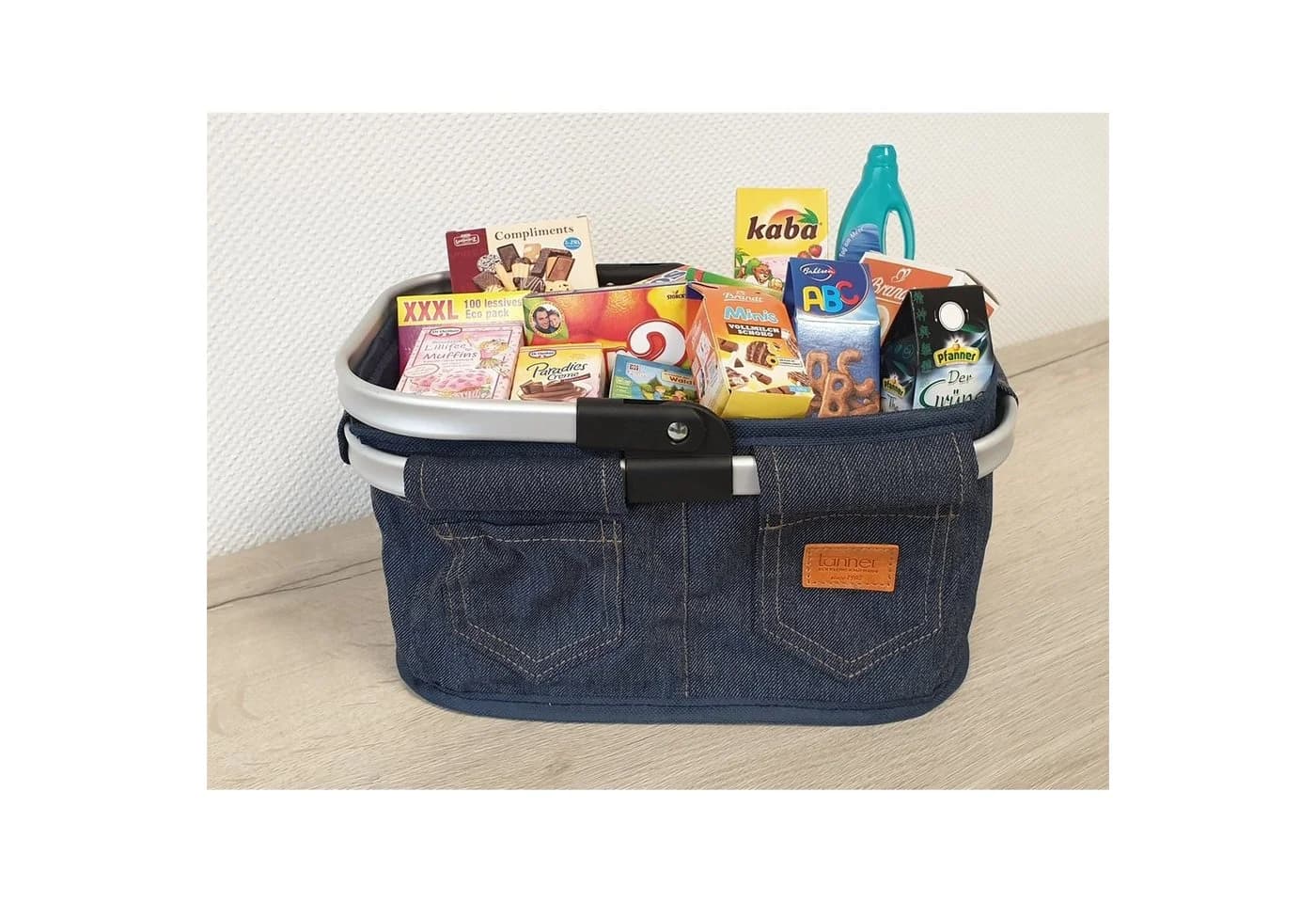 Tanner Einkaufswagen mit Jeanskorb und 40 Miniaturen - Bild 4