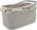 Tanner Tragekorb Pure Sand Beige Cord-Stoff Metall Bild 2