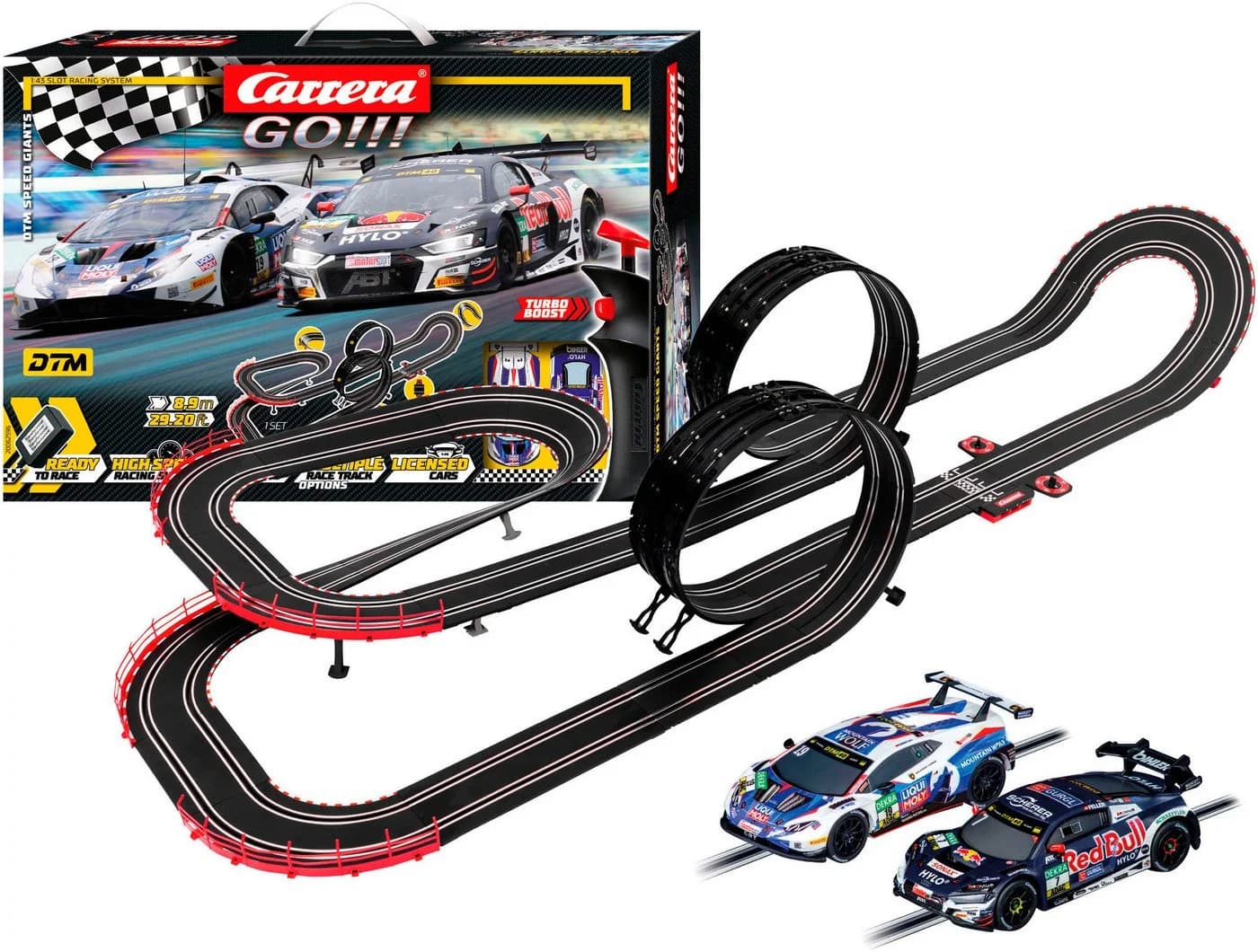 Carrera GO!!! DTM Speed Giants Autorennbahn 8,9m - Bild 2