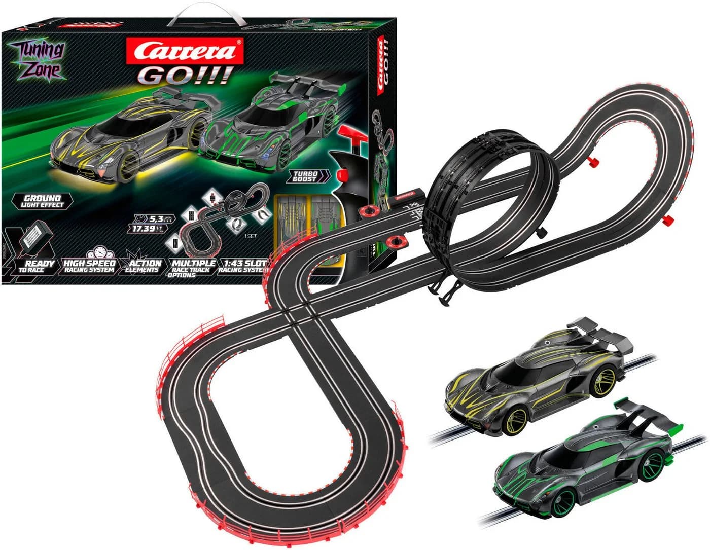 Carrera® Autorennbahn Tuning Zone mit futuristischen Hypercars - Bild 2