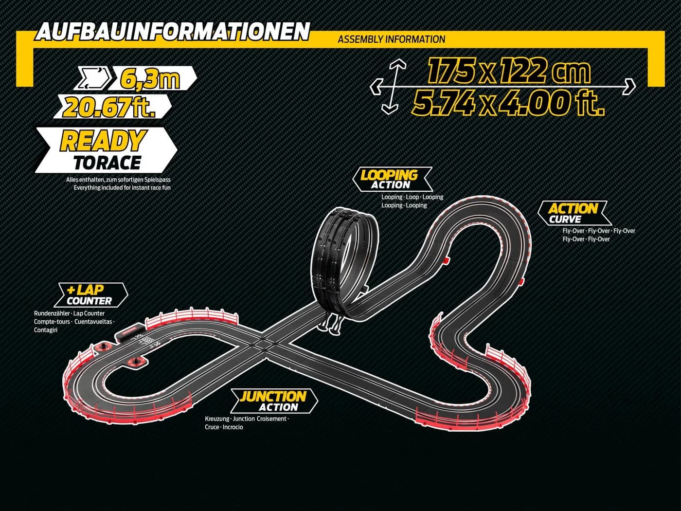 Carrera® Autorennbahn Carrera GO!!! Speed Zone mit Looping - Bild 4