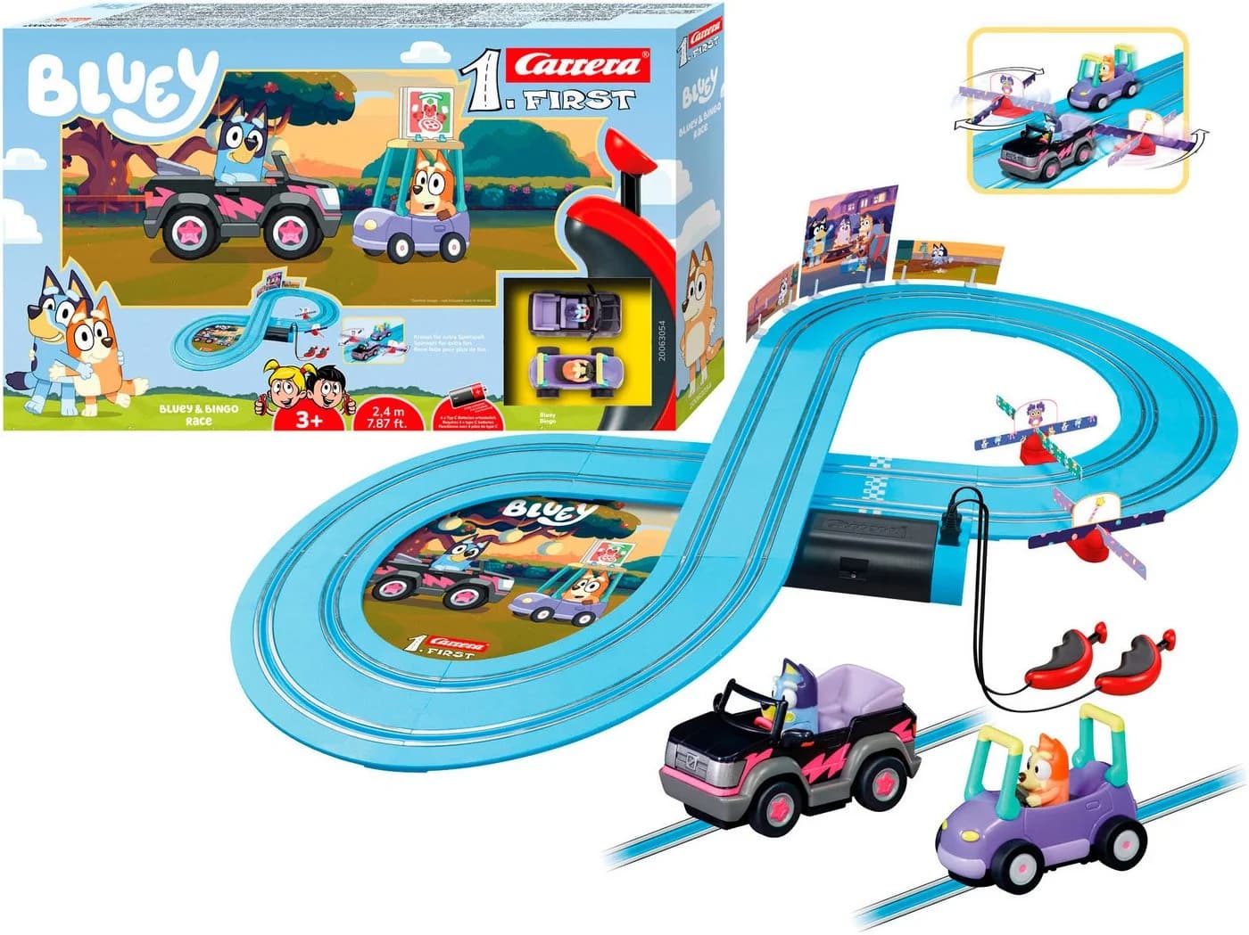 Carrera First Bluey & Bingo Race Autorennbahn Bunt - Bild 2