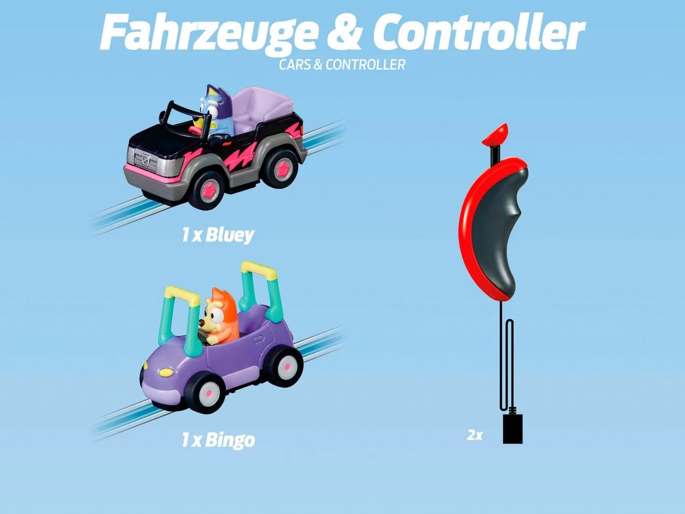 Carrera® Autorennbahn First Bluey & Bingo - Lets Go - Bild 3