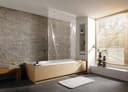 Kleine Wolke Duschrollo Beige Kariert Kunststoff Bild 1