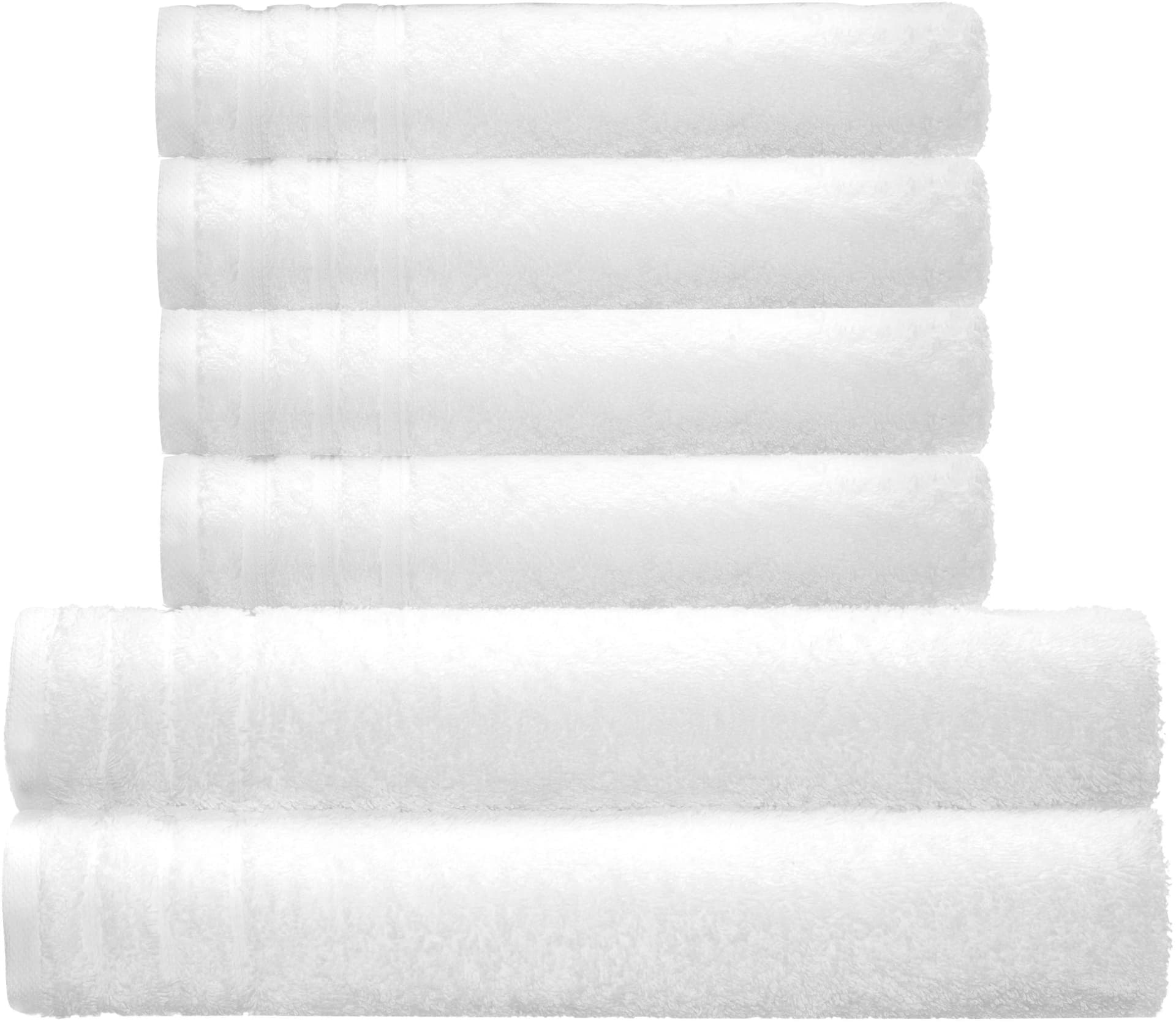 Kleine Wolke Handtuch Set Royal 6-tlg. Weiß Frottier