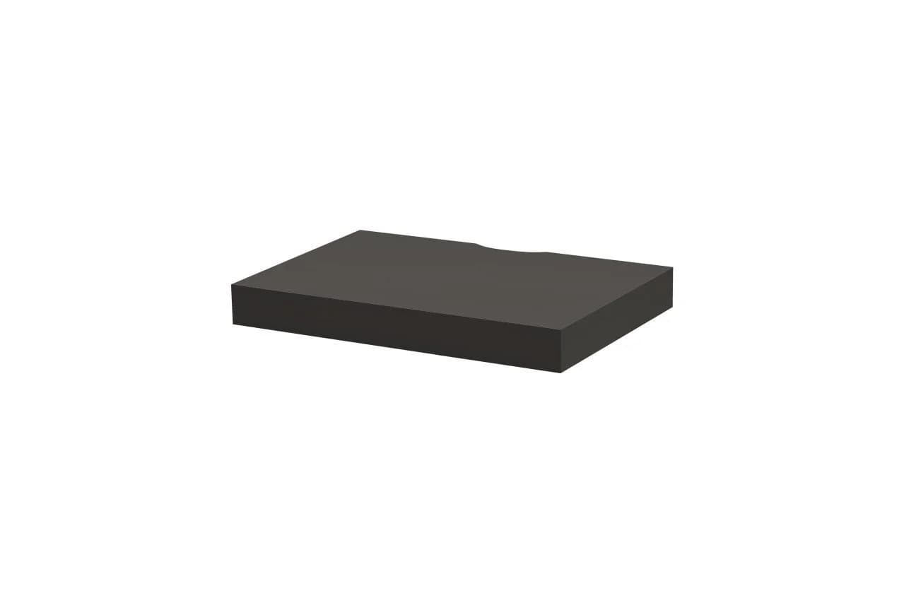 Dolle Bigboard Media Wandregal 45 x 30 cm Schwarz