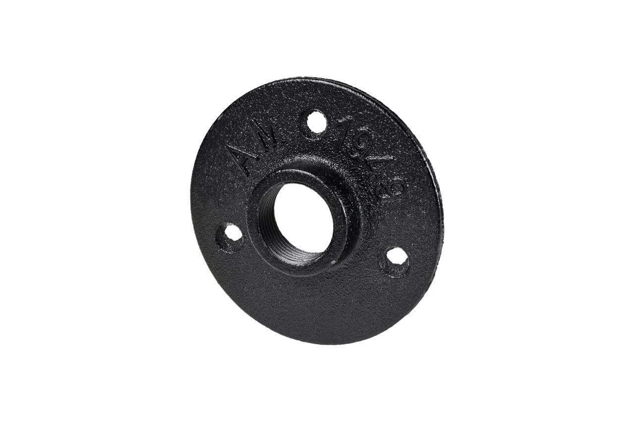 Dolle Plattenscheibe für Pipe-Regalsystem Ø 70 mm Schwarz Matt