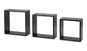 Dolle Würfelregal Frame 30 x 30 cm Schwarz 3er-Set Bild 3